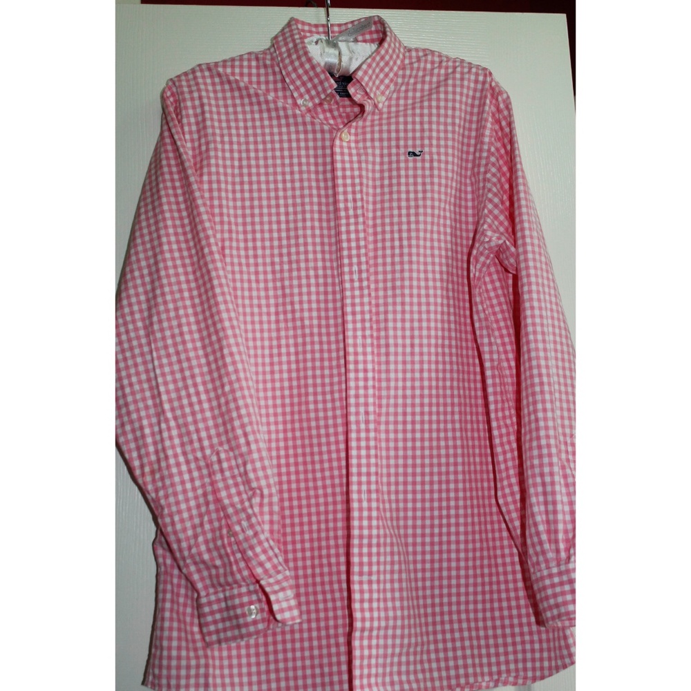 Vineyard Vines Plaid Sherp Ian Whale Shirt s